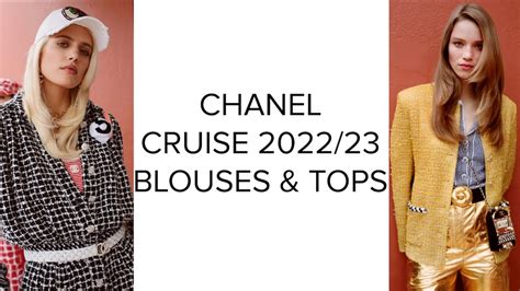 chanel cruise t-shirt|chanel blouses tops.